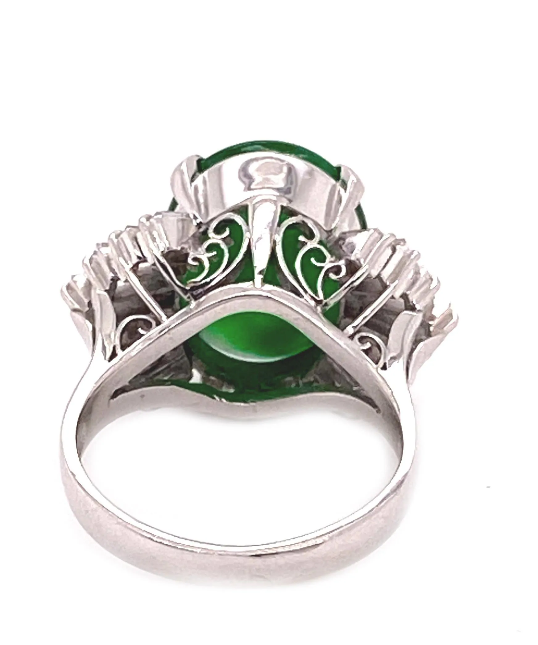 Trinity Jade Statement Ring
