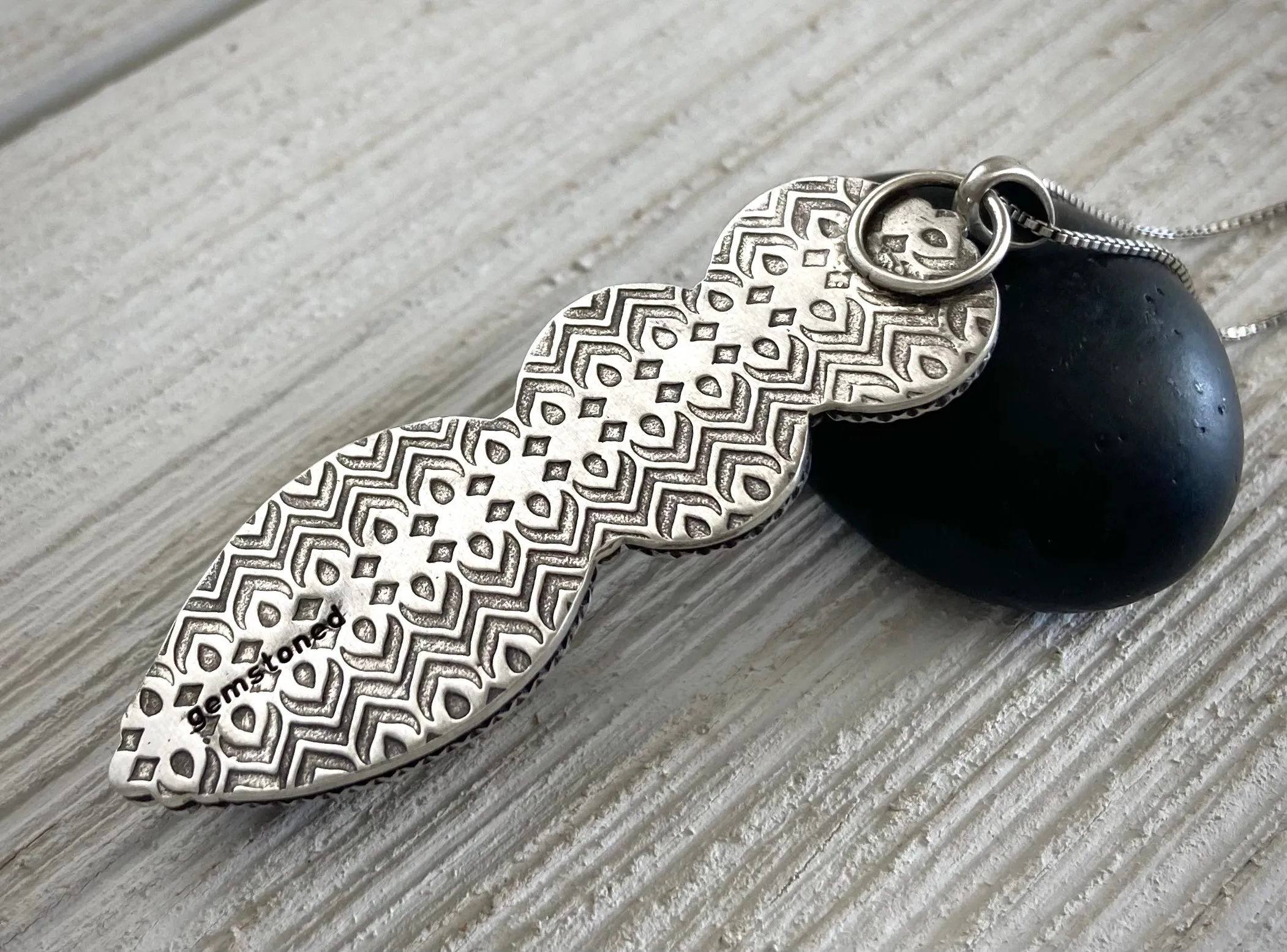 Triple Stoned Pendant