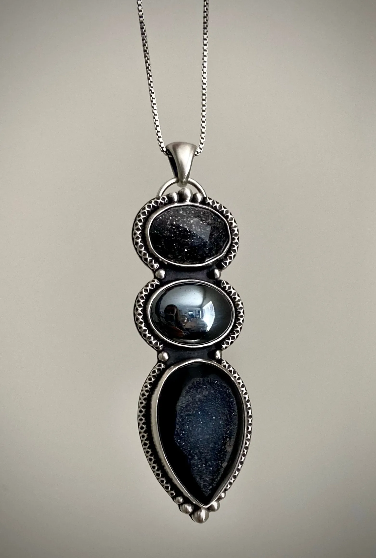 Triple Stoned Pendant