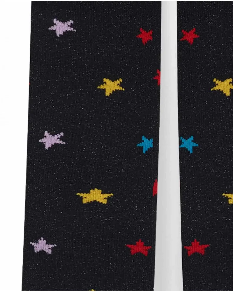 TUC TUC KID GIRL BLACK GLAM ROCK TIGHTS