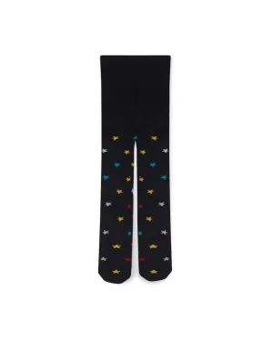 TUC TUC KID GIRL BLACK GLAM ROCK TIGHTS