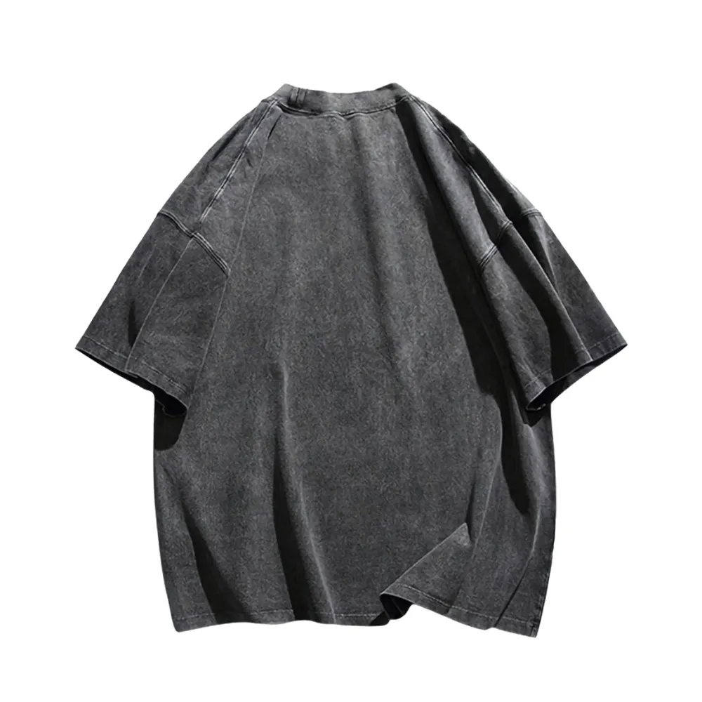 Tulip Graphic Distressed Cotton T-shirt