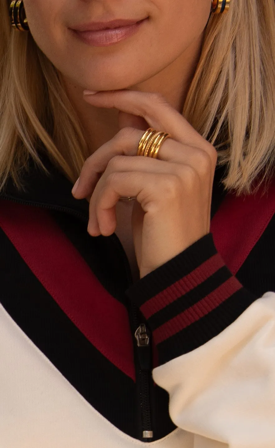 Uzi Spinner Statement Ring