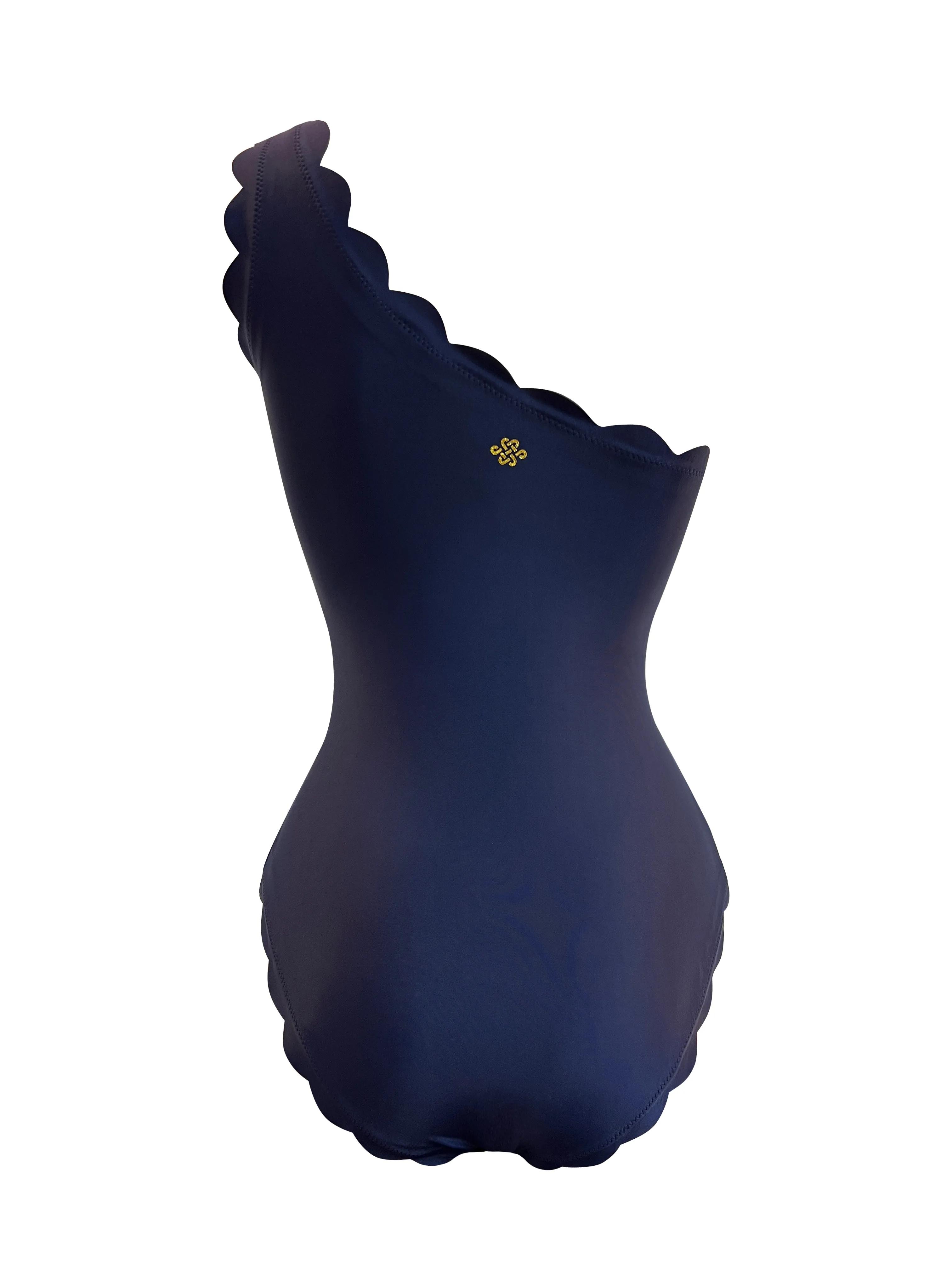 Venus Navy Over One Shoulder Onepiece