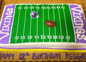 Vikings Field Sheet Cake