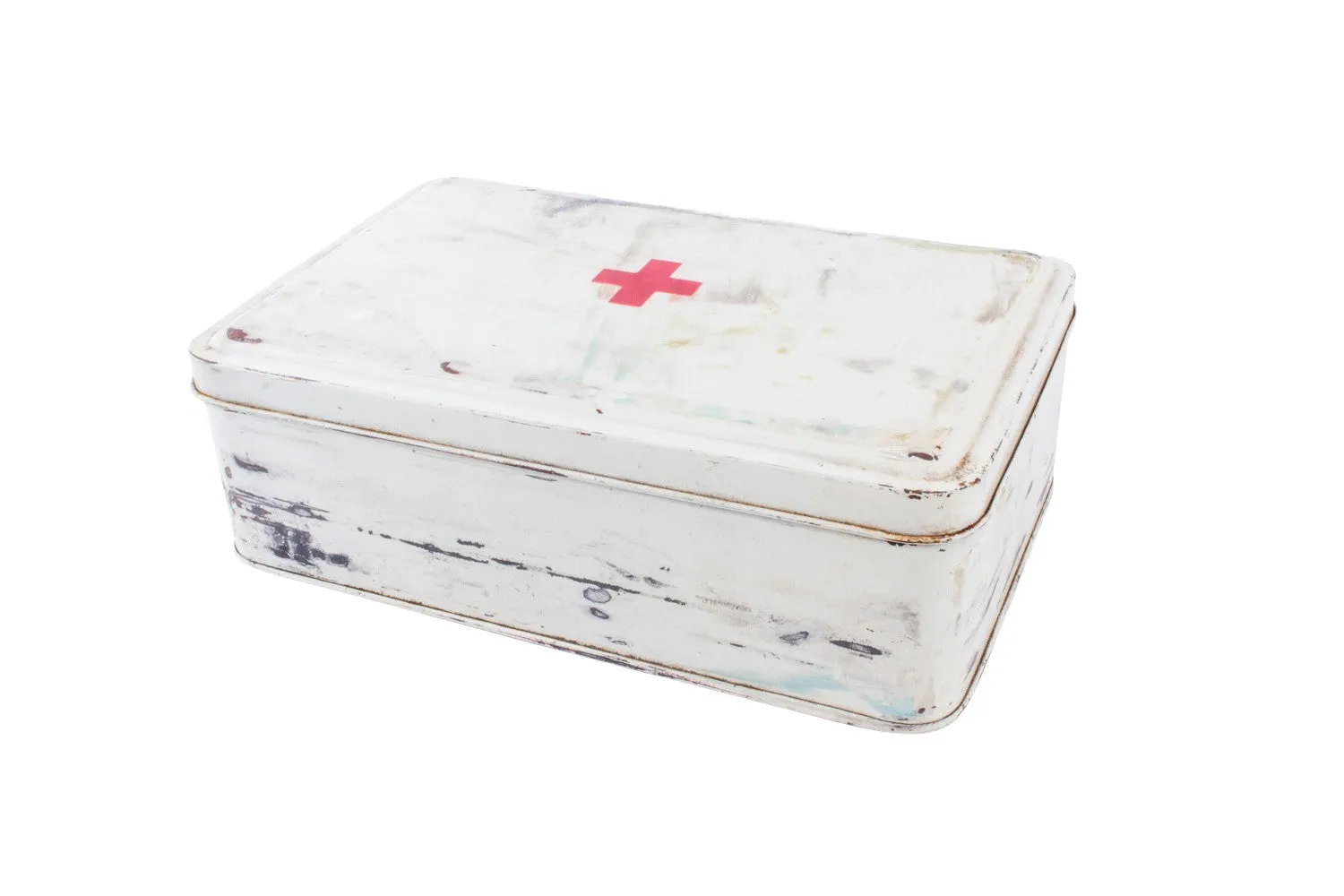 Vintage Metal First Aid Box found in France