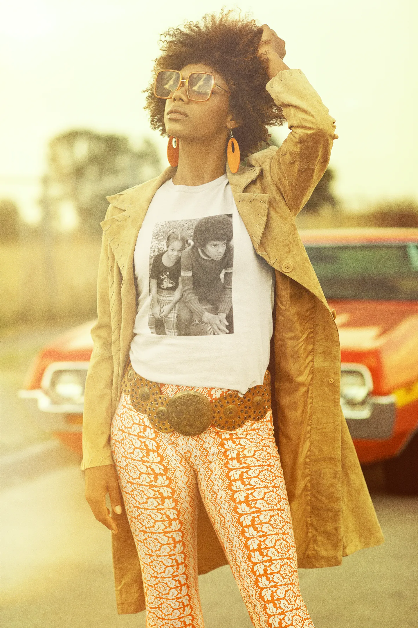 Vintage Michael and Janet Jackson Tee