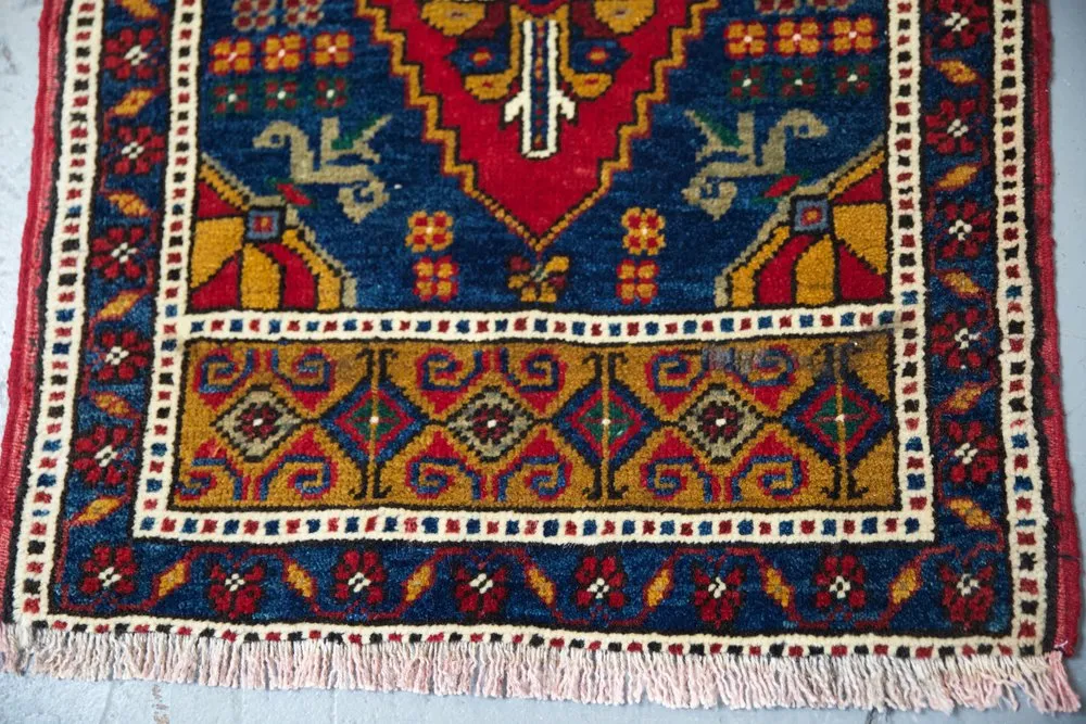 Vintage Mini Turkish Rug 20.5"x49.5"