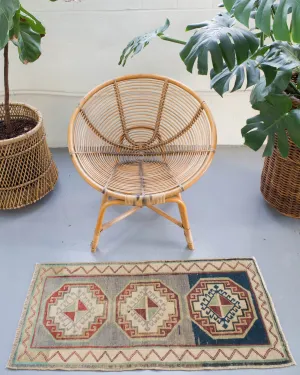 Vintage Mini Turkish Rug
