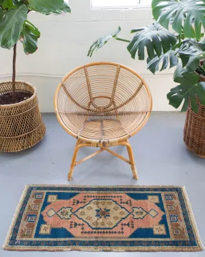 Vintage Mini Turkish Rug