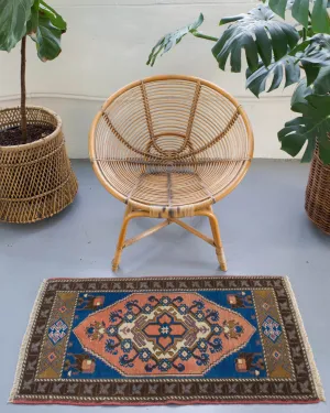 Vintage Mini Turkish Rug