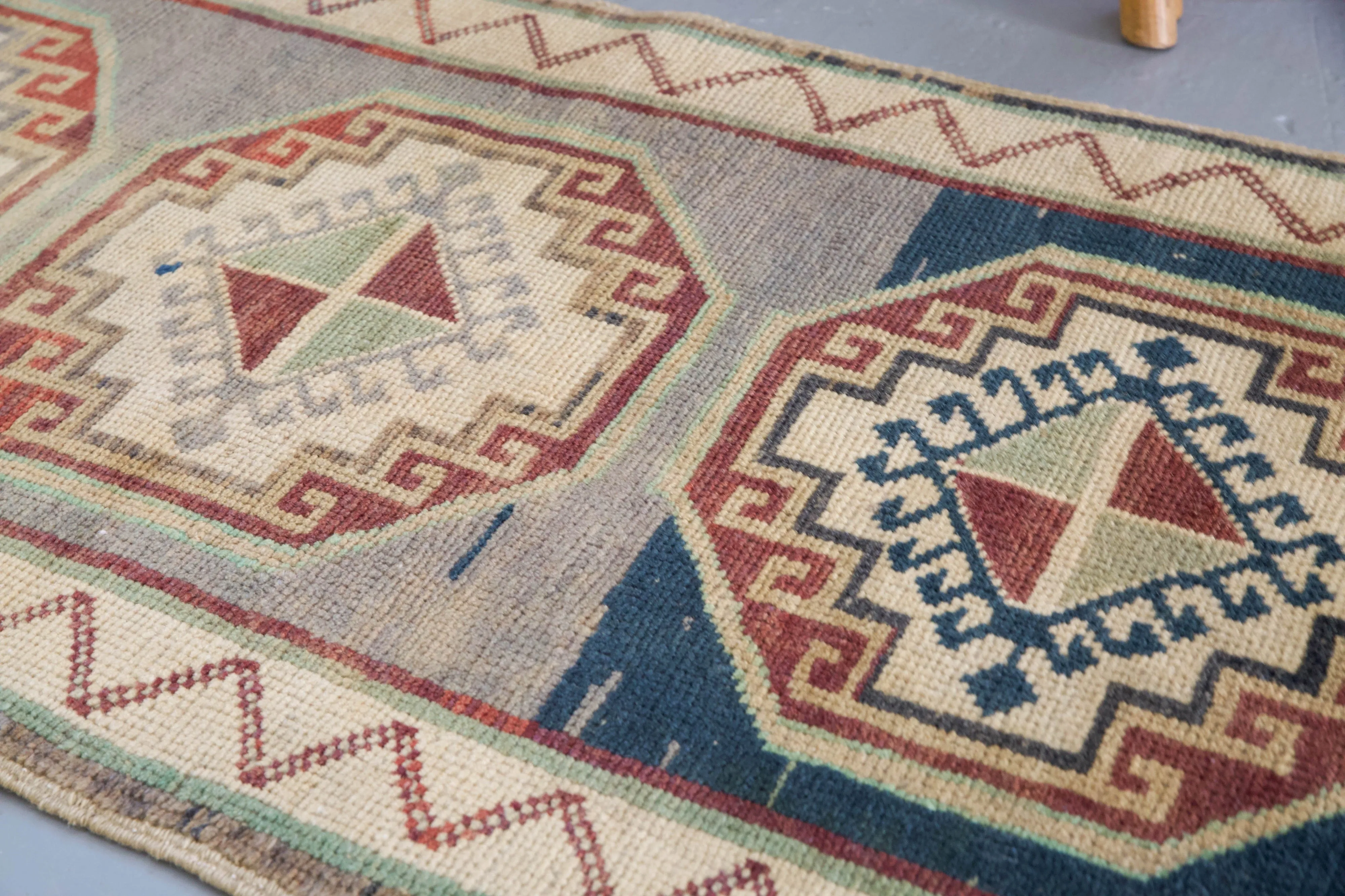 Vintage Mini Turkish Rug