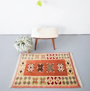 Vintage Mini Turkish Rug