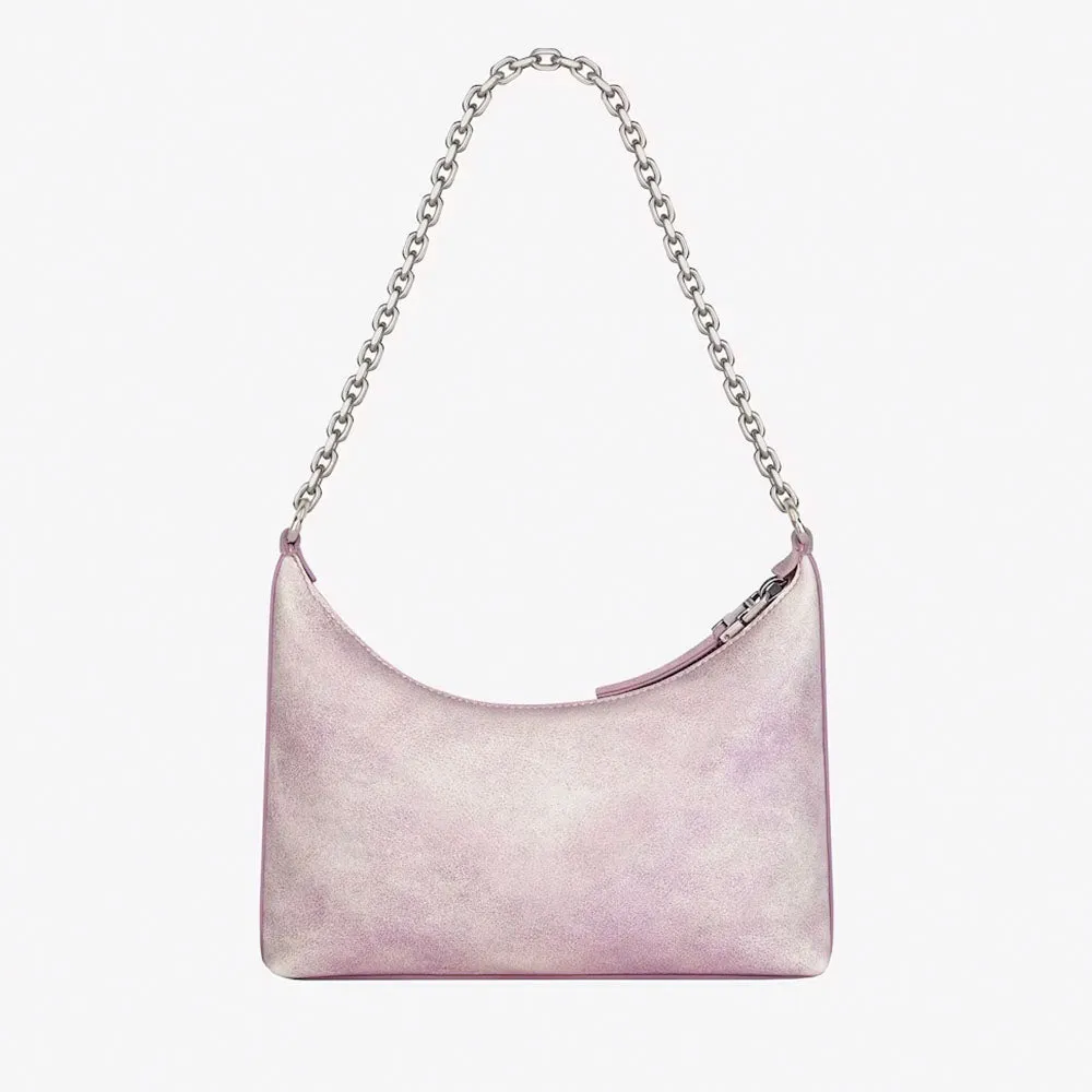 Voyou Boyfriend Party Bag In Aged Leather