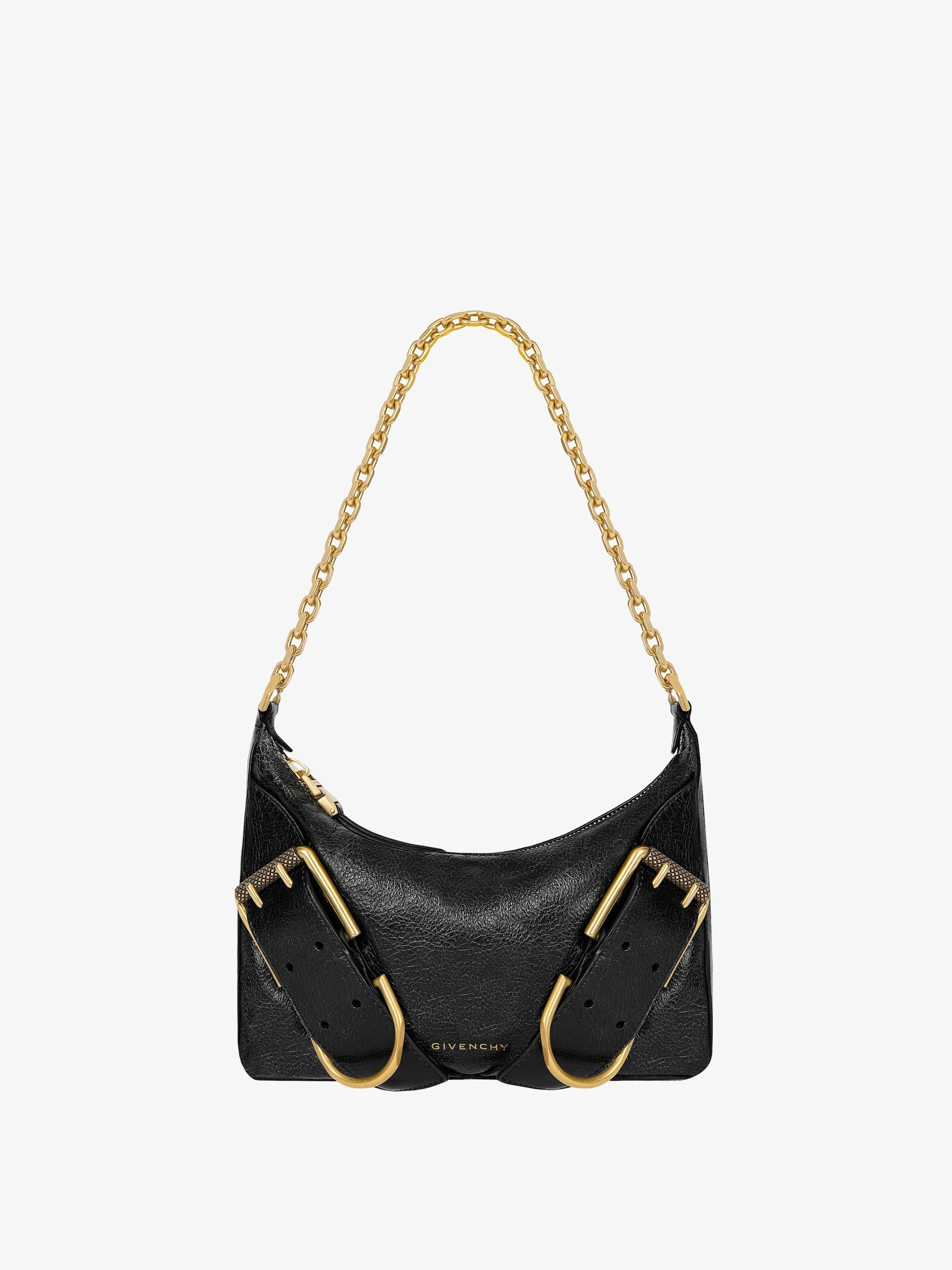 Voyou Boyfriend Party Bag In Aged Leather