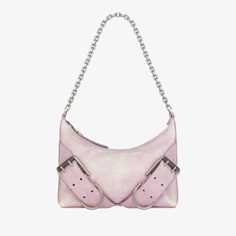 Voyou Boyfriend Party Bag In Aged Leather