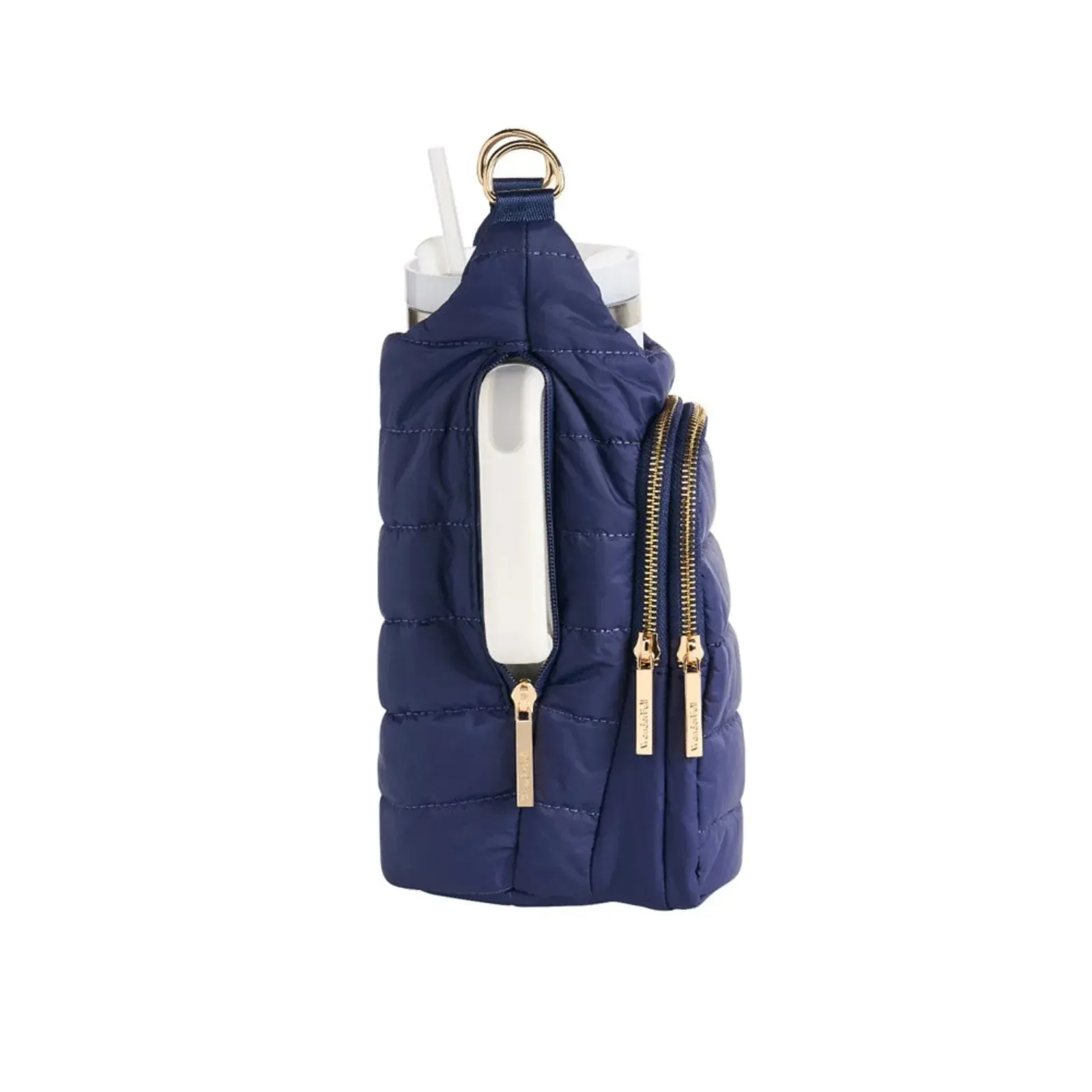 WANDERFULL MATTE HYDROBAG | NAVY WITH SOLID VEGAN LEATHER STRAP