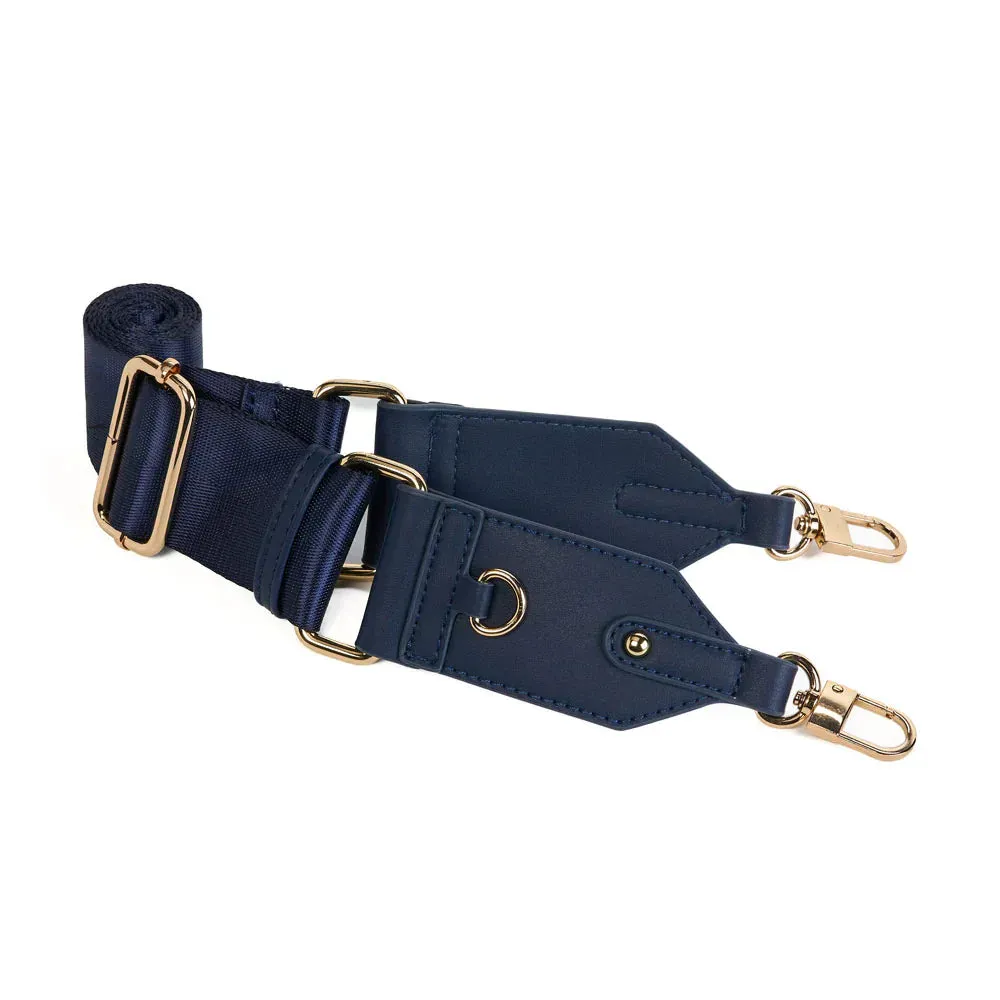 WANDERFULL MATTE HYDROBAG | NAVY WITH SOLID VEGAN LEATHER STRAP