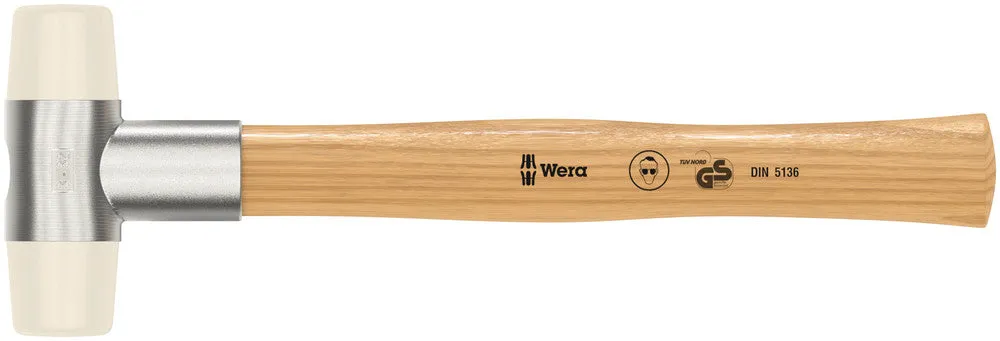 Wera 05000315001 101 Soft-faced hammer with nylon head sections, # 3 x 33 mm
