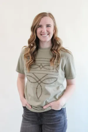 WESTERN STITCHING YOUTH/ADULT GRAPHIC TEE