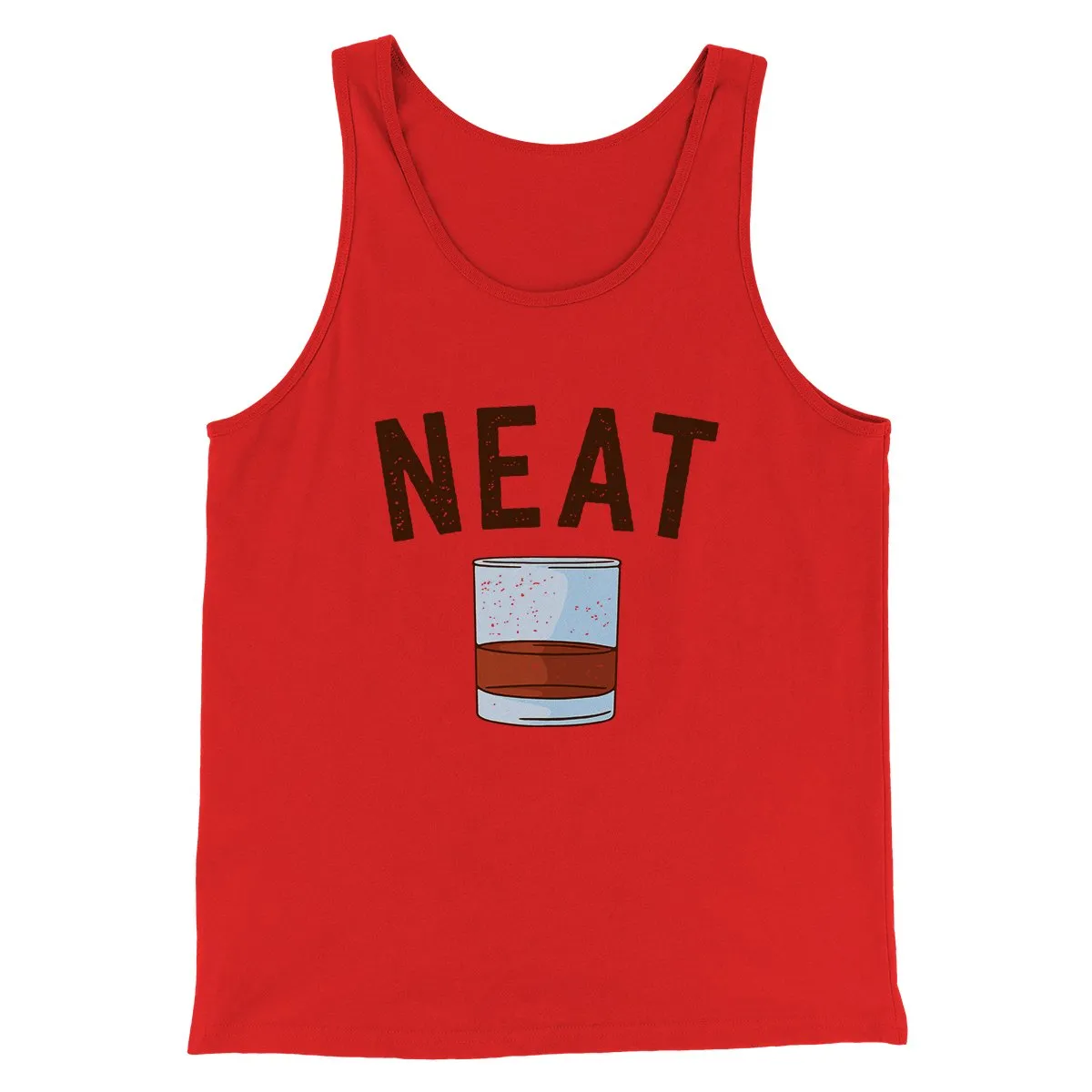 Whiskey- Neat Men/Unisex Tank Top