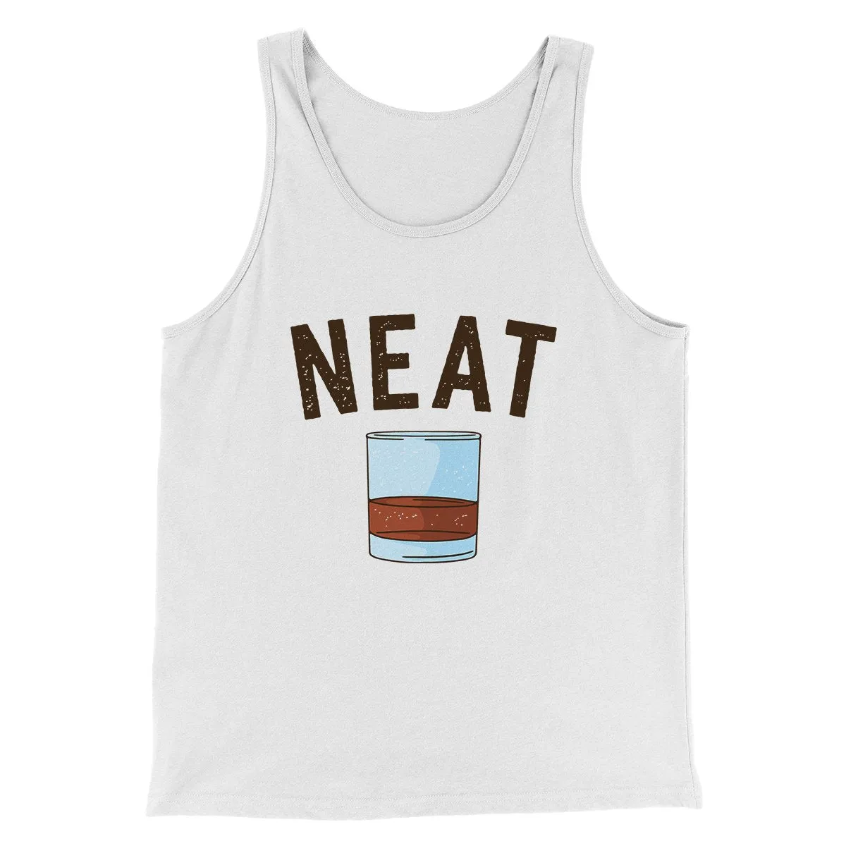 Whiskey- Neat Men/Unisex Tank Top