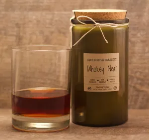 Whiskey Neat | Scented Soy Candle | 15.5oz