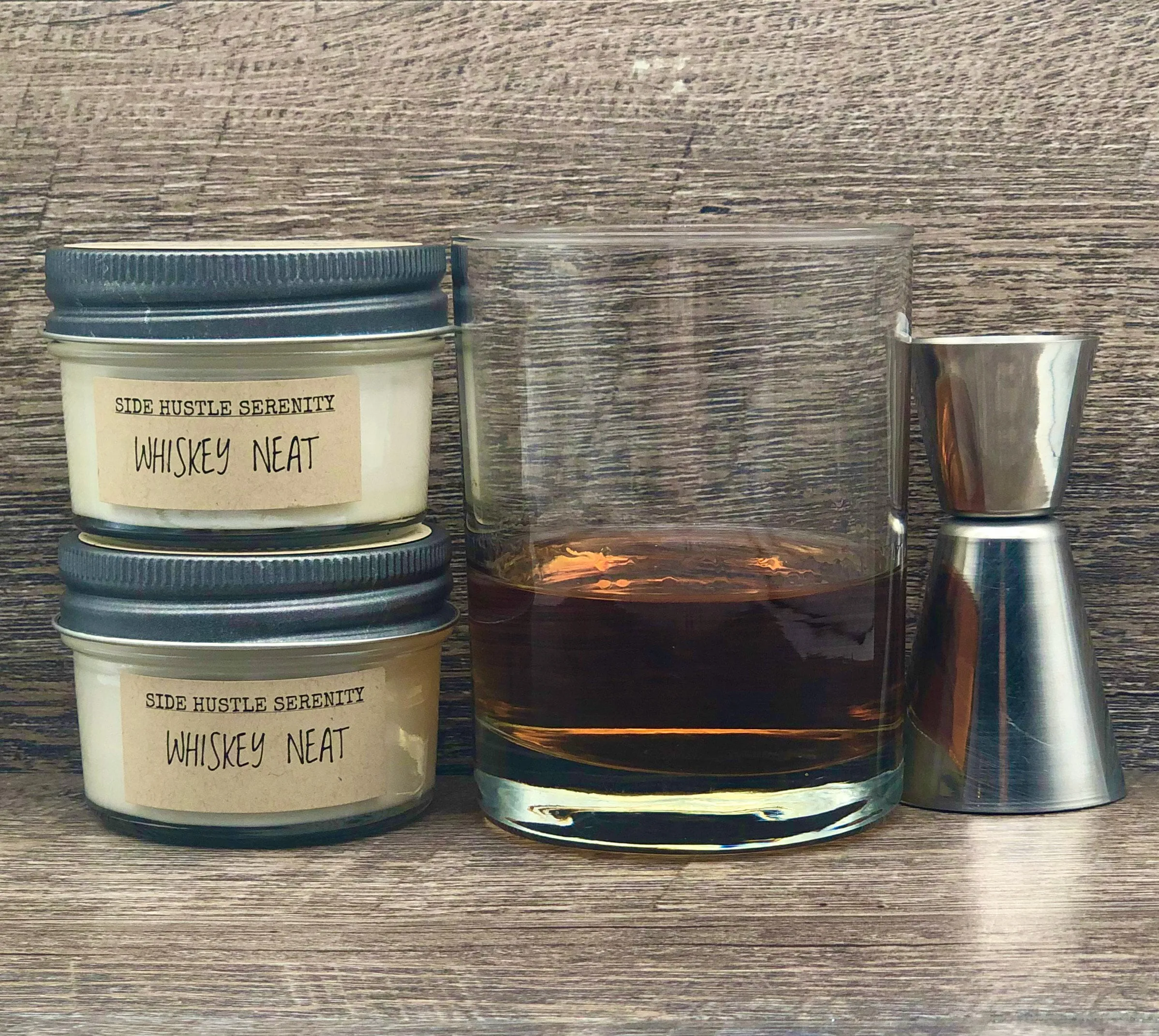 WHISKEY NEAT | Scented Soy Candle | 3.5oz