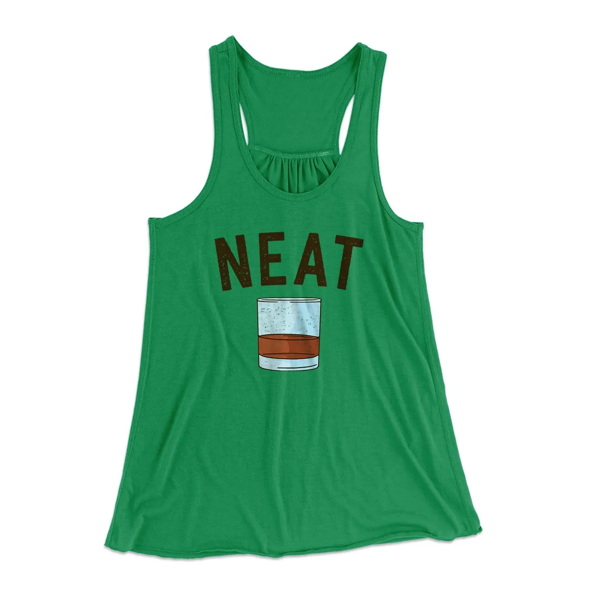 Whiskey- Neat Women's Flowey Tank Top