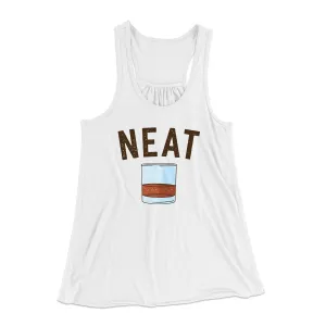 Whiskey- Neat Women's Flowey Tank Top