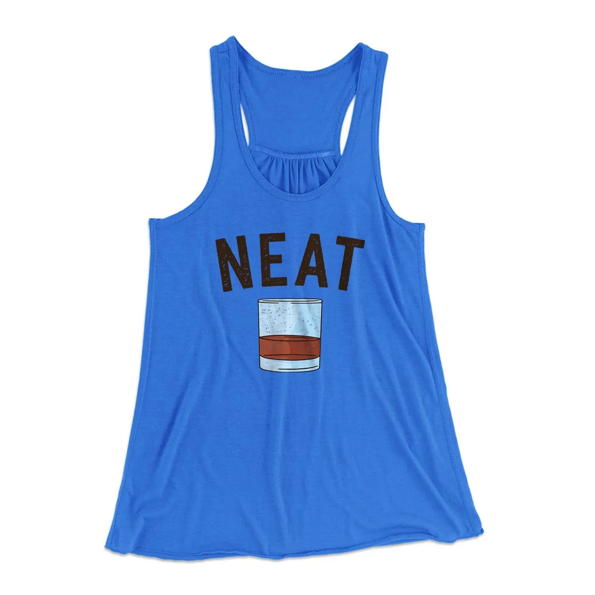 Whiskey- Neat Women's Flowey Tank Top