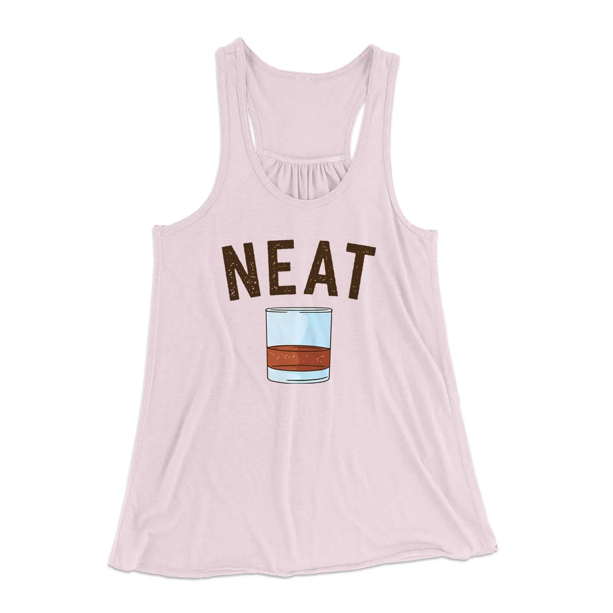Whiskey- Neat Women's Flowey Tank Top