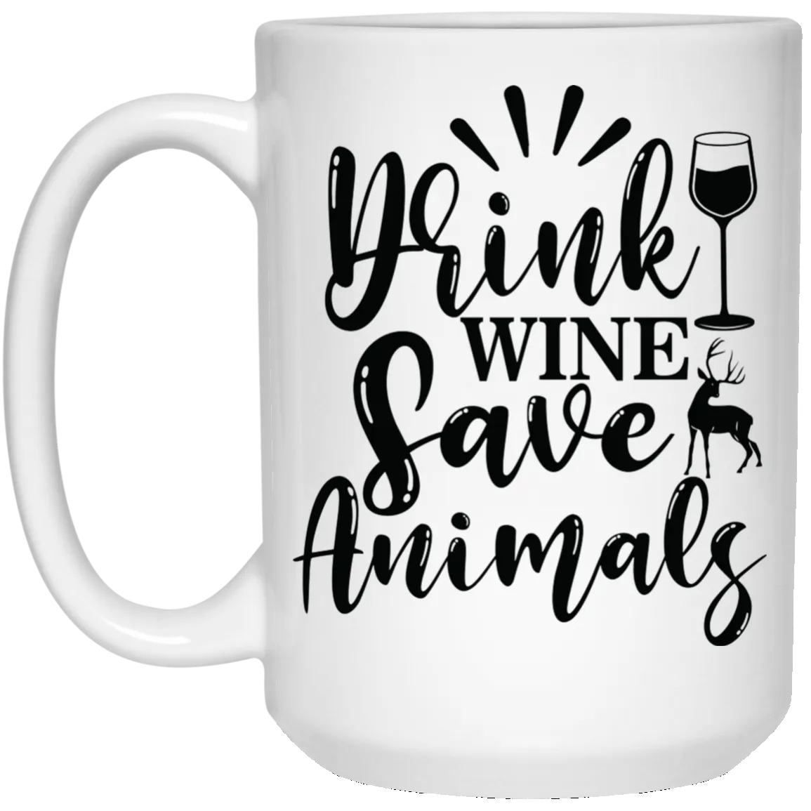 White Mug 15 oz. DWSA