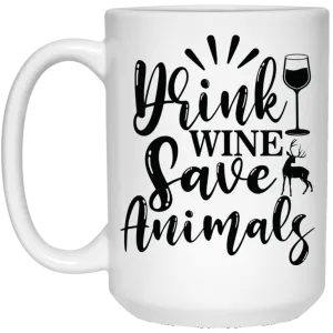 White Mug 15 oz. DWSA