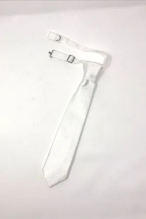White Regal Kids Necktie