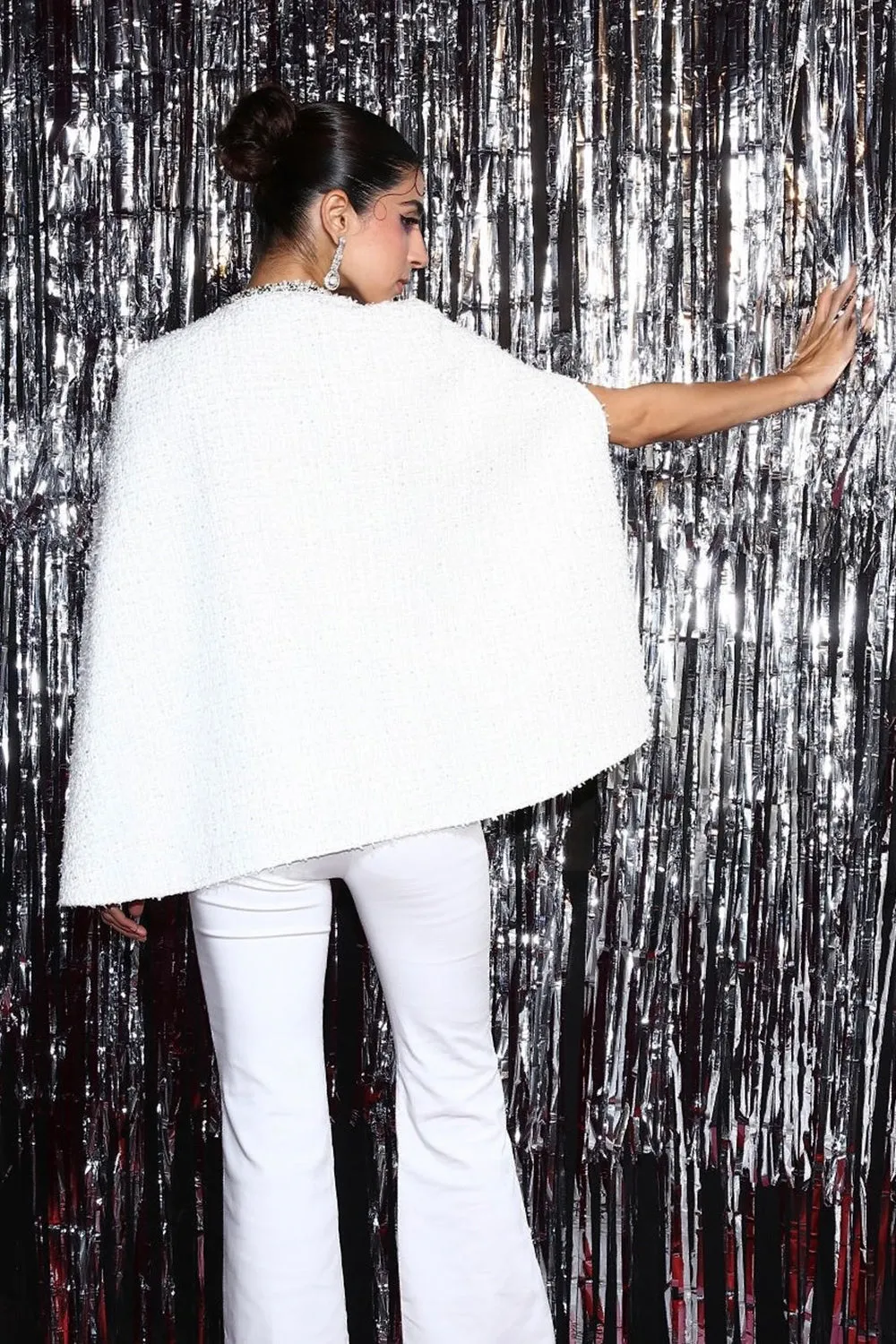 White Statement Cape
