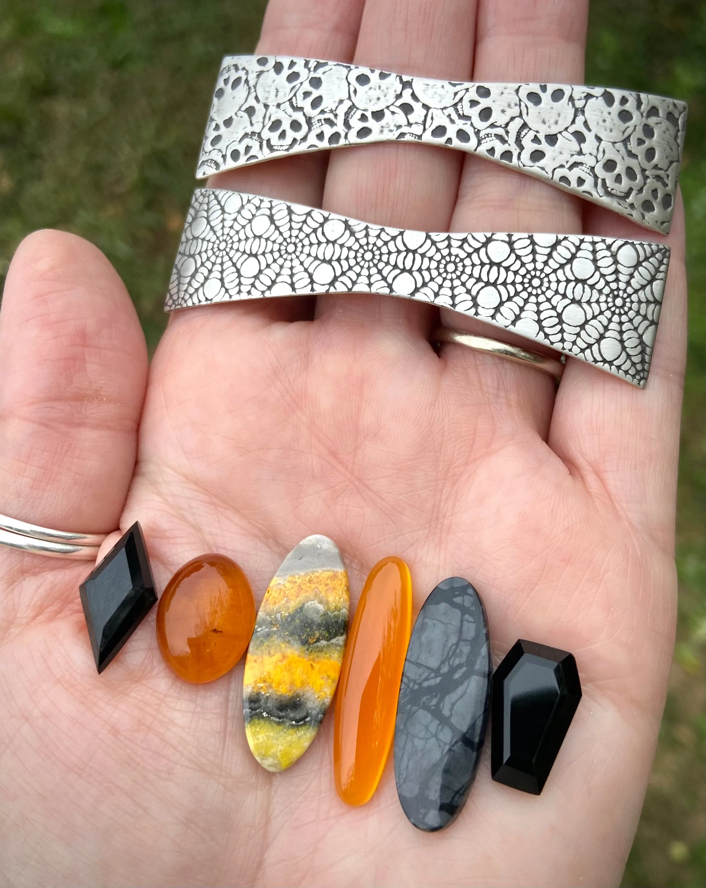 Wide Band Spooky Ring- Made to Order
