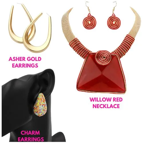 Willow Red Necklace