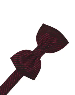 Wine Venetian Kids Bow Tie