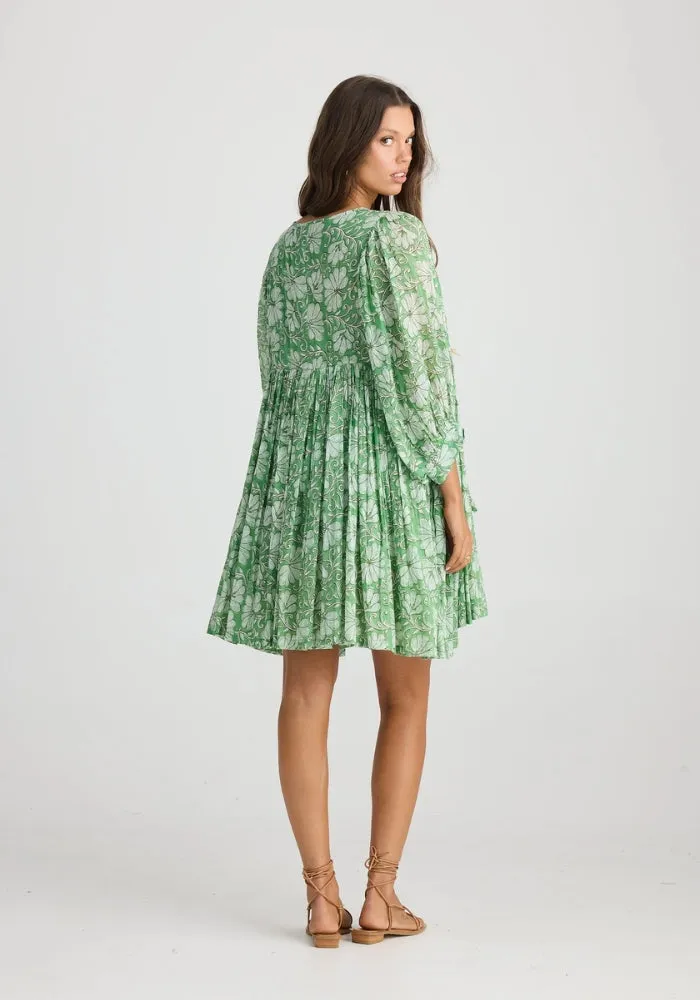 Wisteria Mini Dress - Apple Blossom