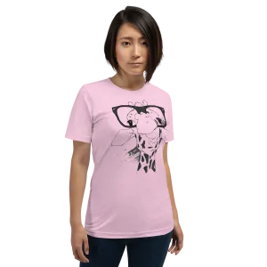 Womens Graphic Tee -Giraffe