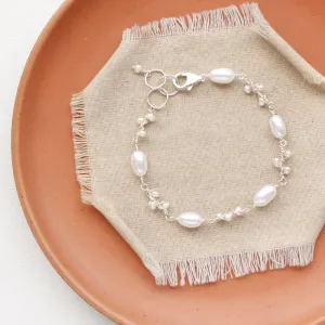 Wrapped Pearl Vine Bracelet