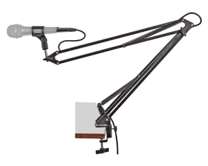 Xtreme Desk Mount Microphone Boom Arm with XLR cable. MA350