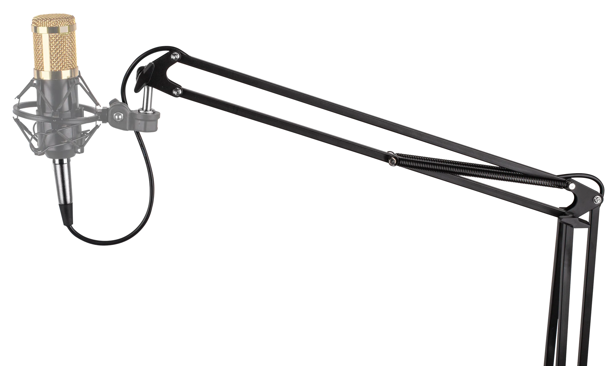 Xtreme Desk Mount Microphone Boom Arm with XLR cable. MA350