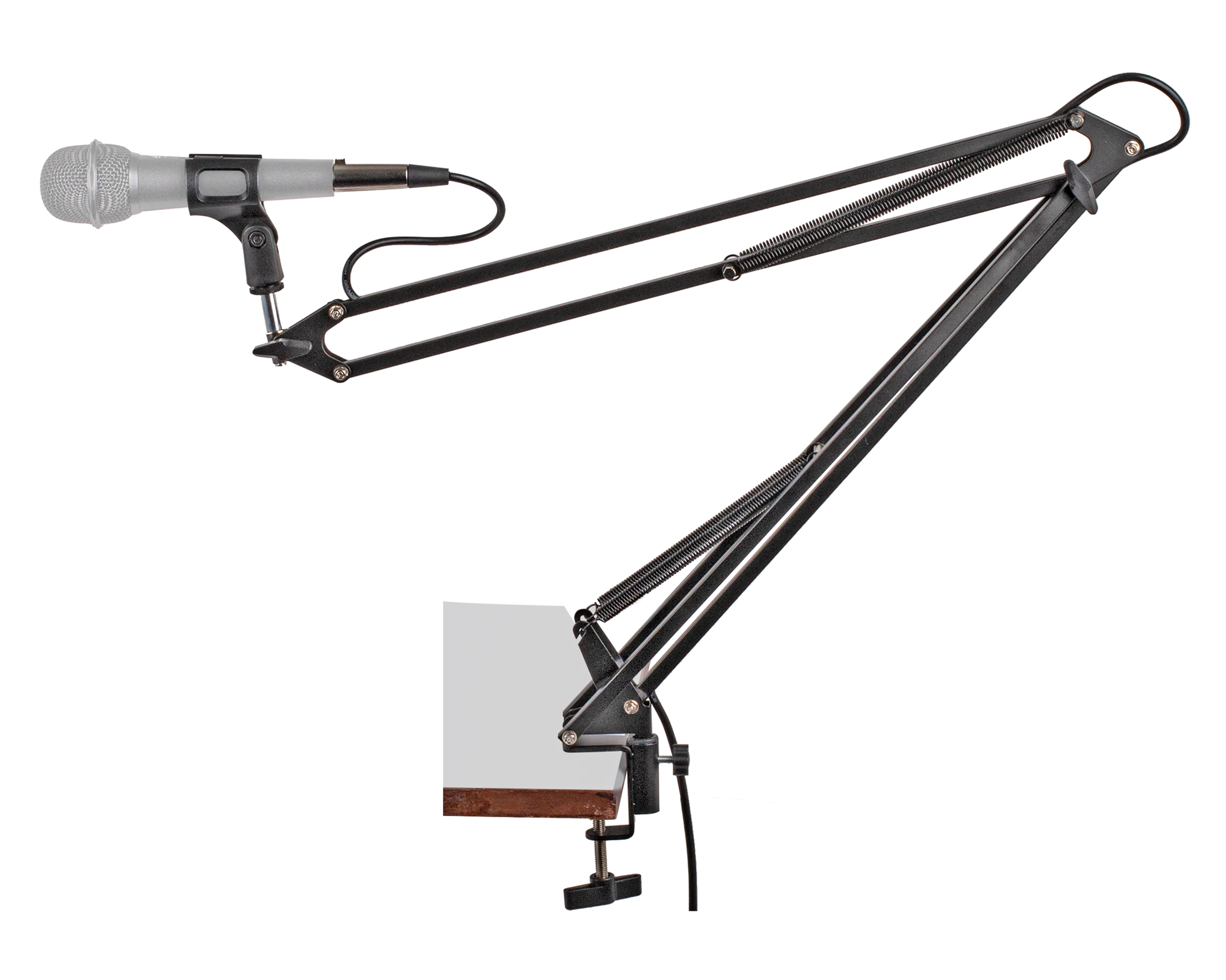 Xtreme Desk Mount Microphone Boom Arm with XLR cable. MA350