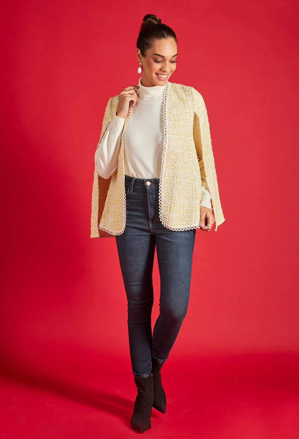 Yellow Statement Cape