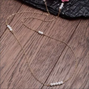 Zabuni Delicate Pearl Belly Chain