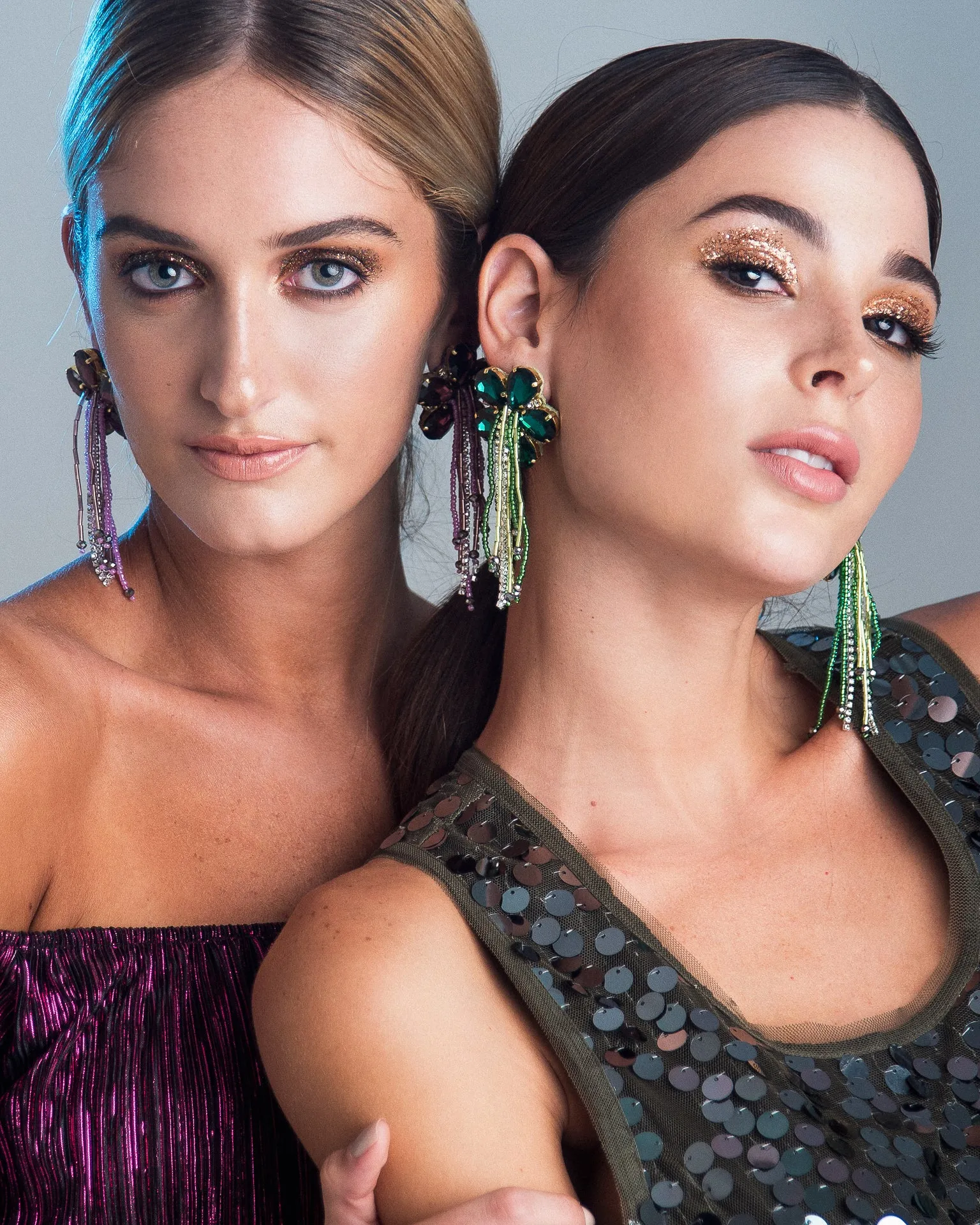 Zajra Green Earrings