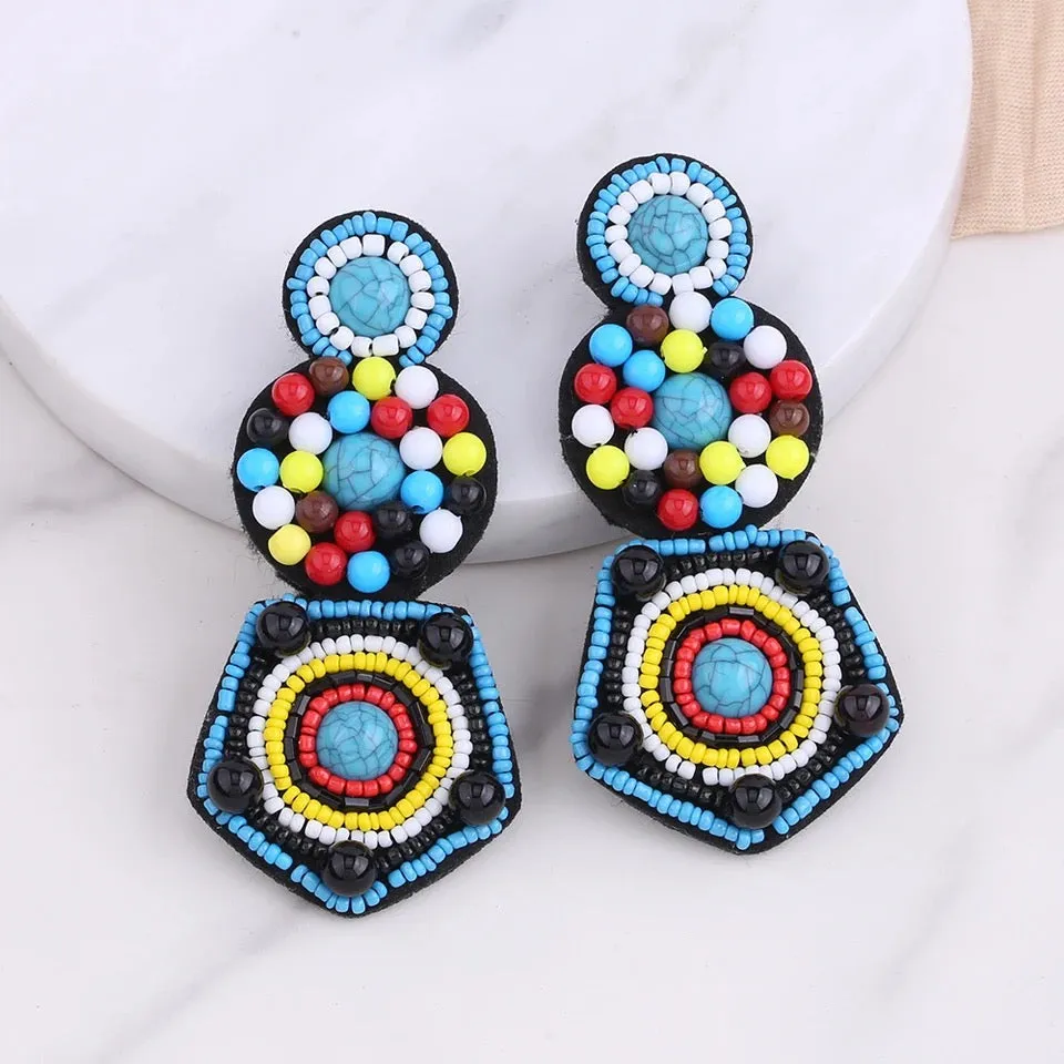 ZANZIBAR STATEMENT EARRINGS (Clip-On)