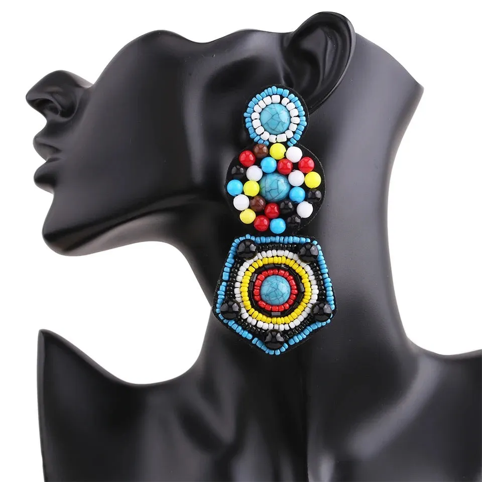 ZANZIBAR STATEMENT EARRINGS (Clip-On)
